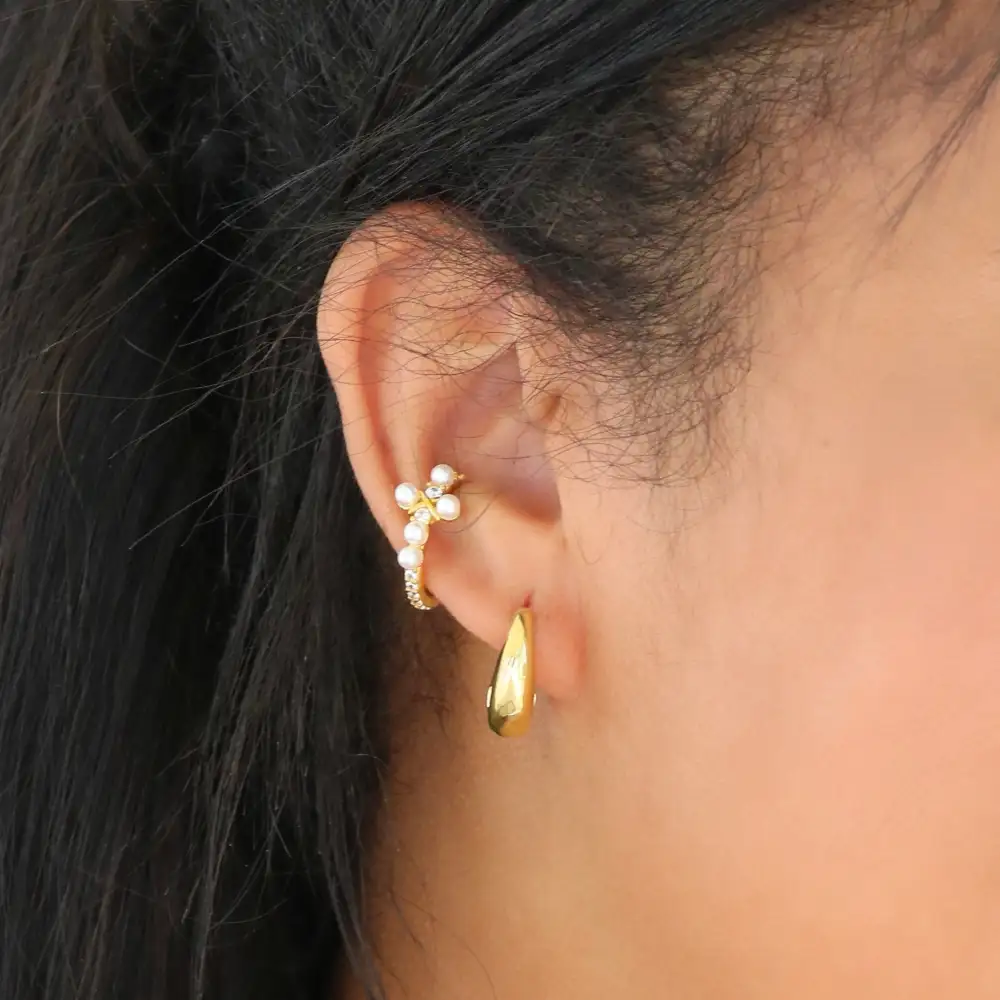 Oval Hoop Earrings