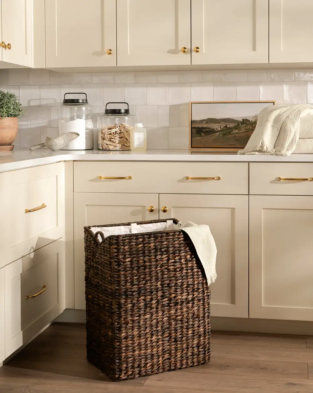 Handwoven Laundry Basket