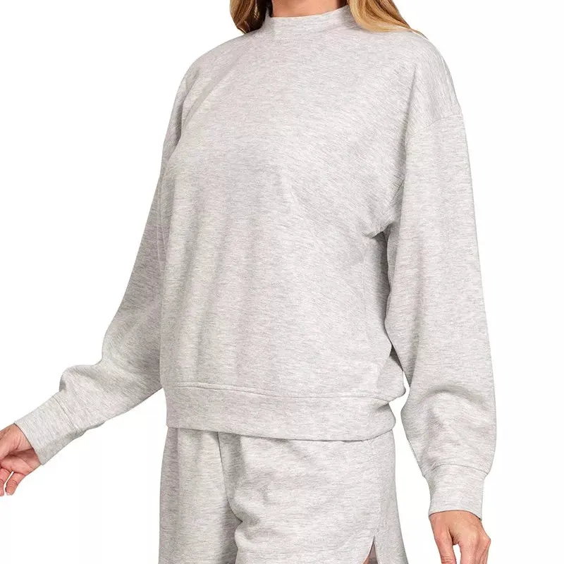 Scuba Long Sleeve Sweatshirt and Shorts Set