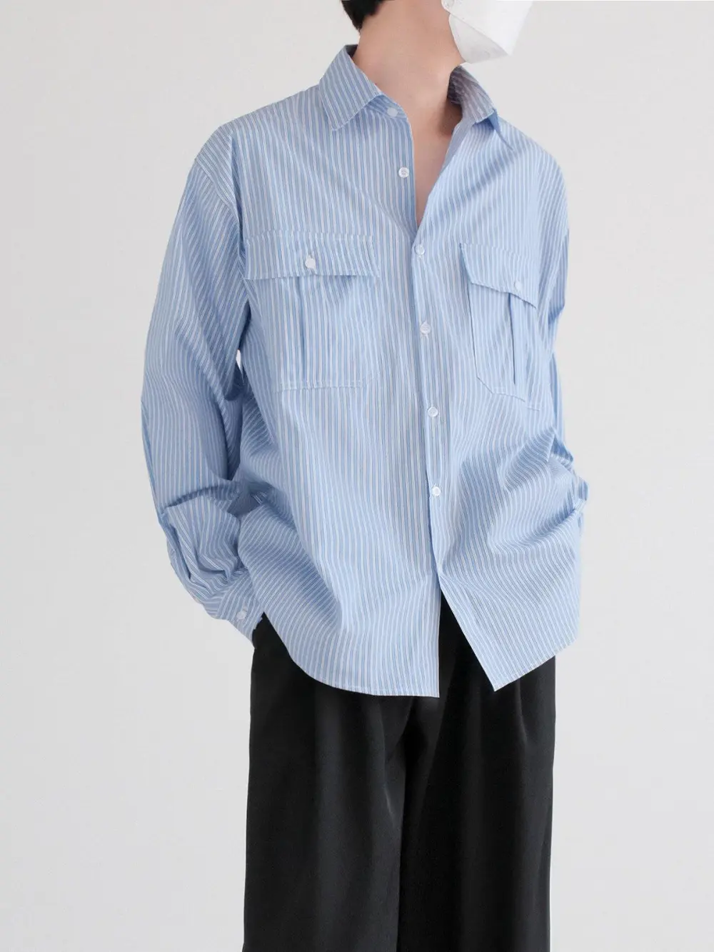 Chest Pocket Striped Shirt