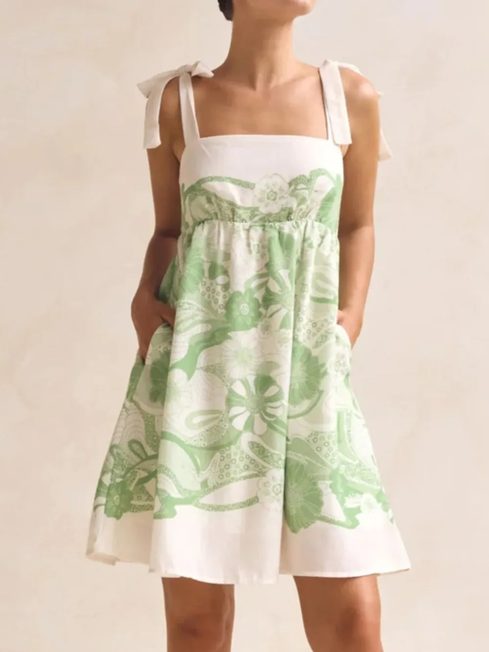 Relaxed Shape Printed Mini Dress