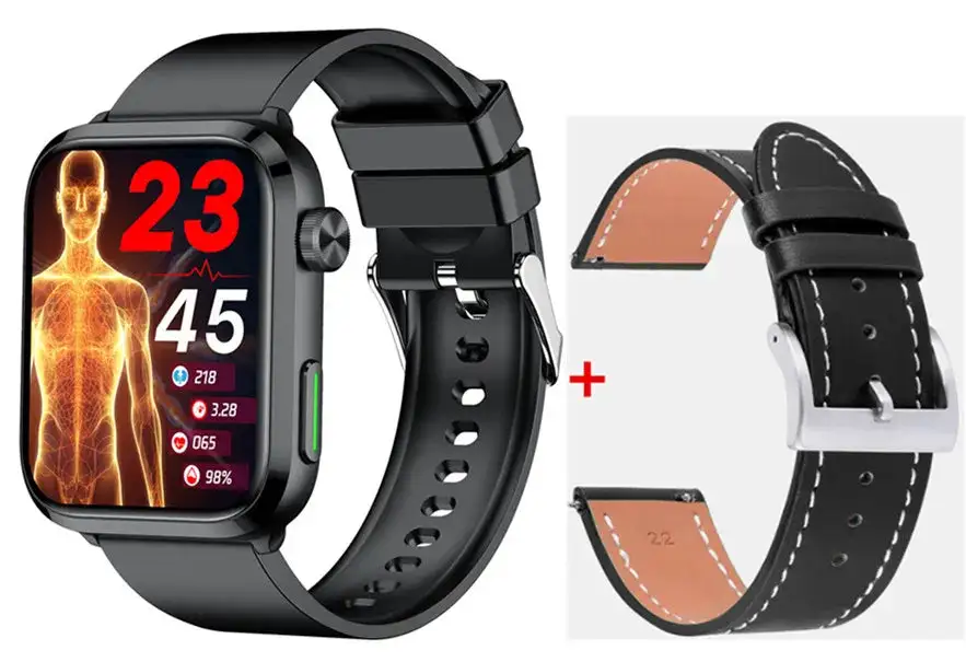 LaserHealth Pro® - Stabilize blood pressure, control blood sugar, uric acid and blood Lipid Smartwatch