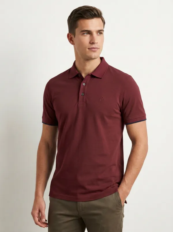 Women's Embroidered-Detail Polo Shirt