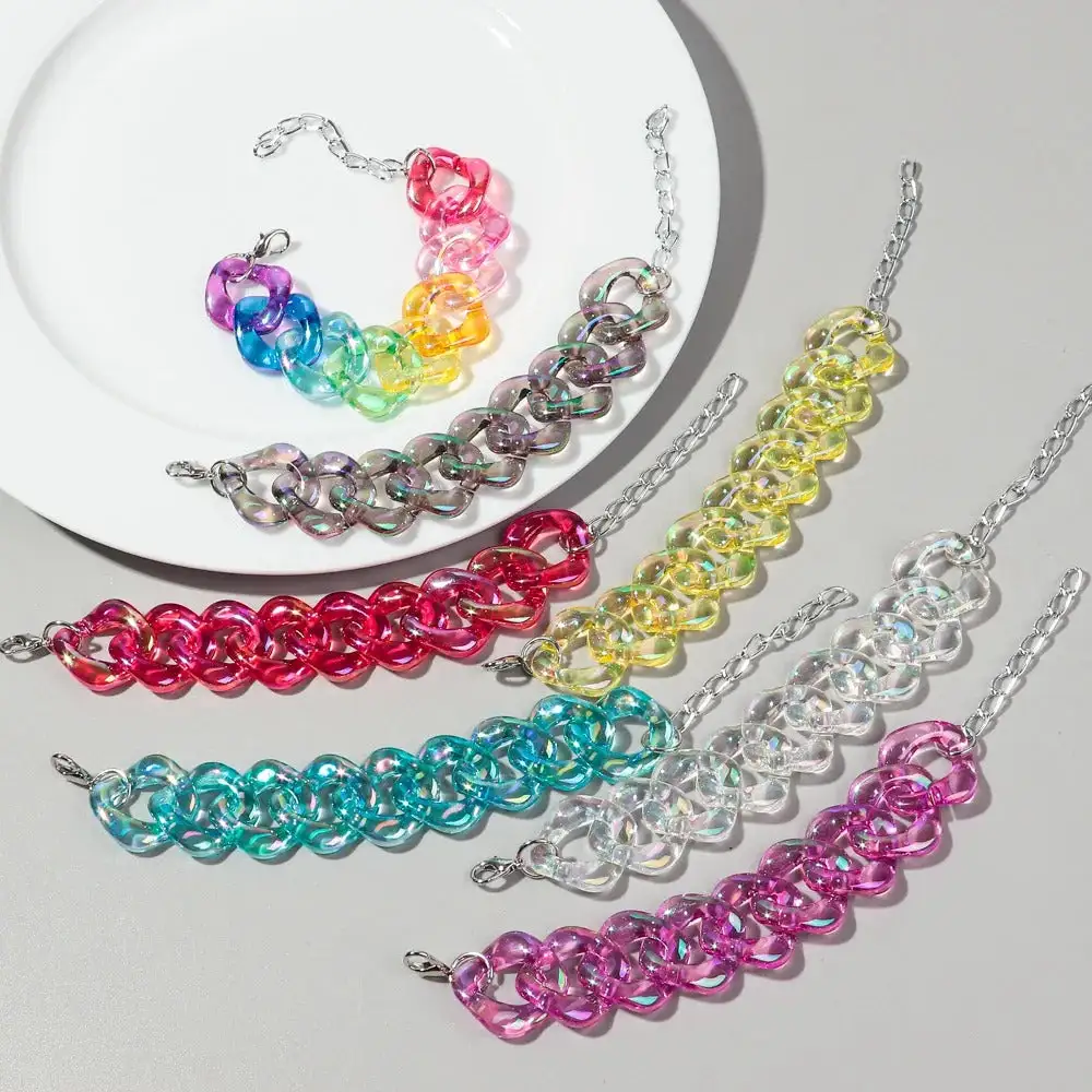 Chunky Chain Acrylic Bracelets