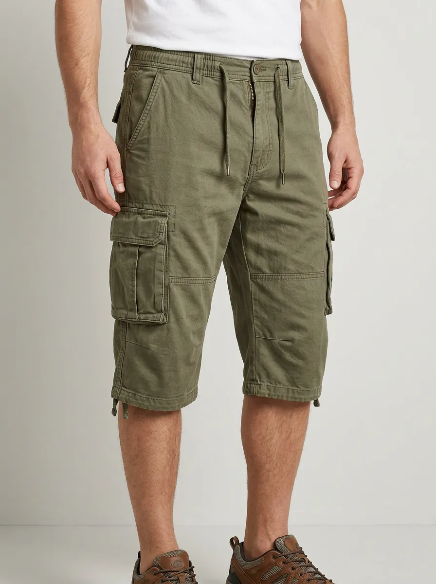 Men's Rugged Cargo Shorts with Multi Pocket Storage