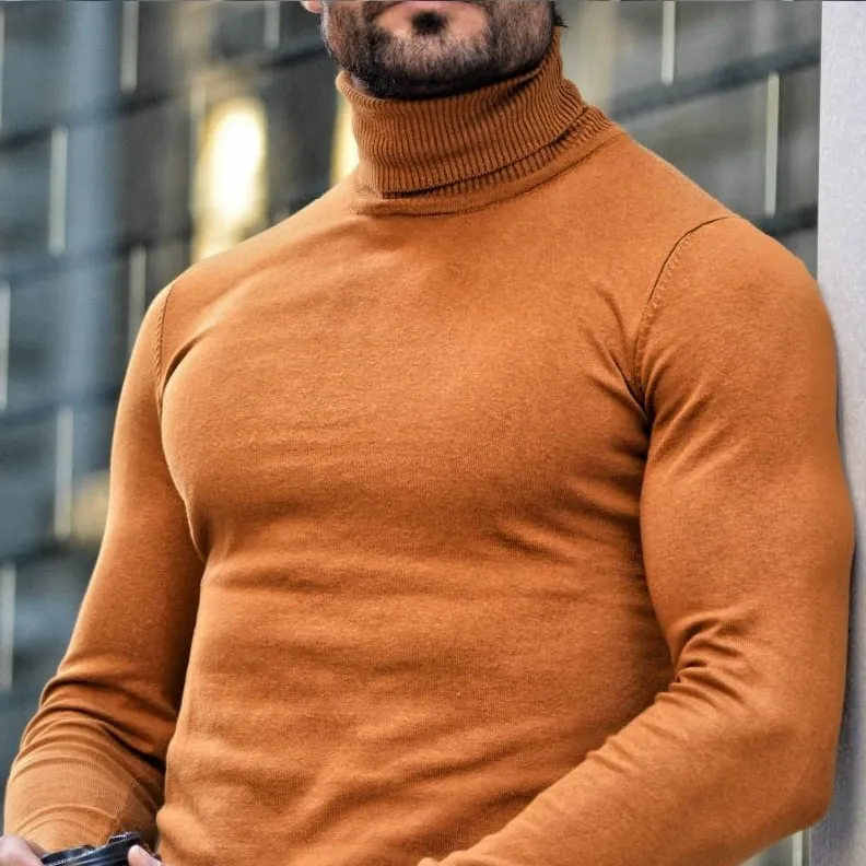 Polished Slim Fit Refined Turtleneck Sweater