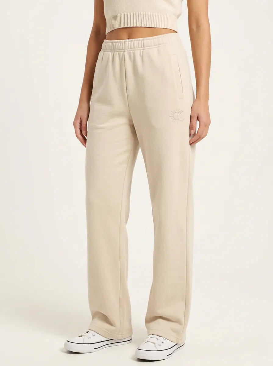 Women's Sun-Moon Graphic Sport Pants