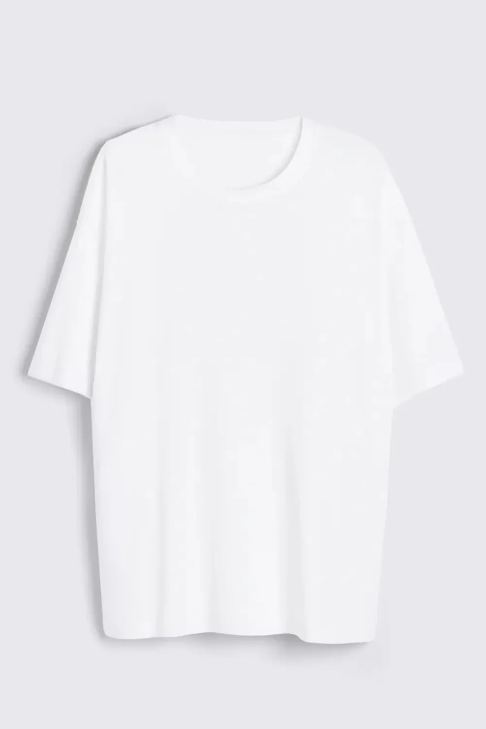 Heavy-Weight Basic T-Shirt In White