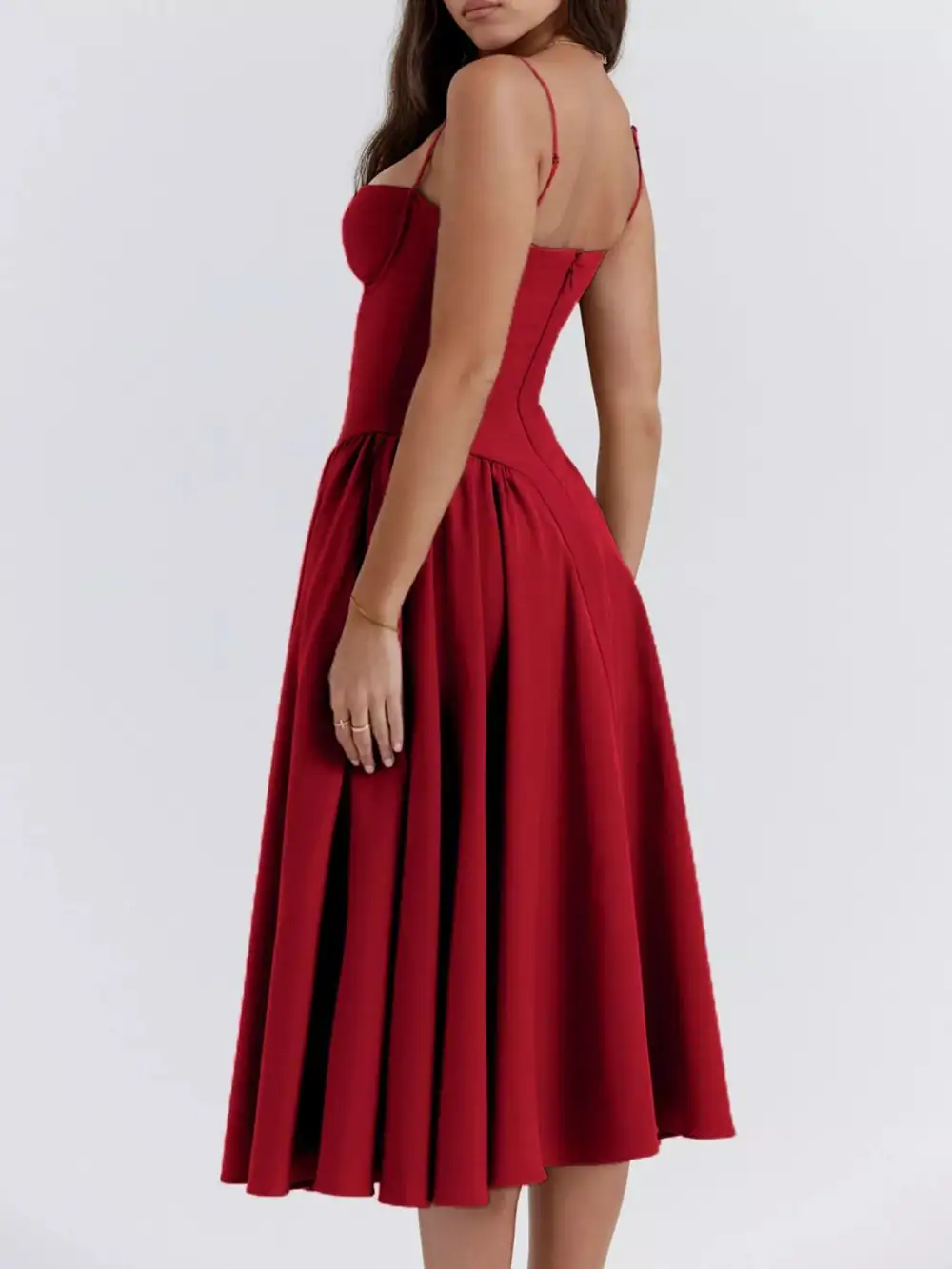 Easy Fit Sleeveless Midi Dress