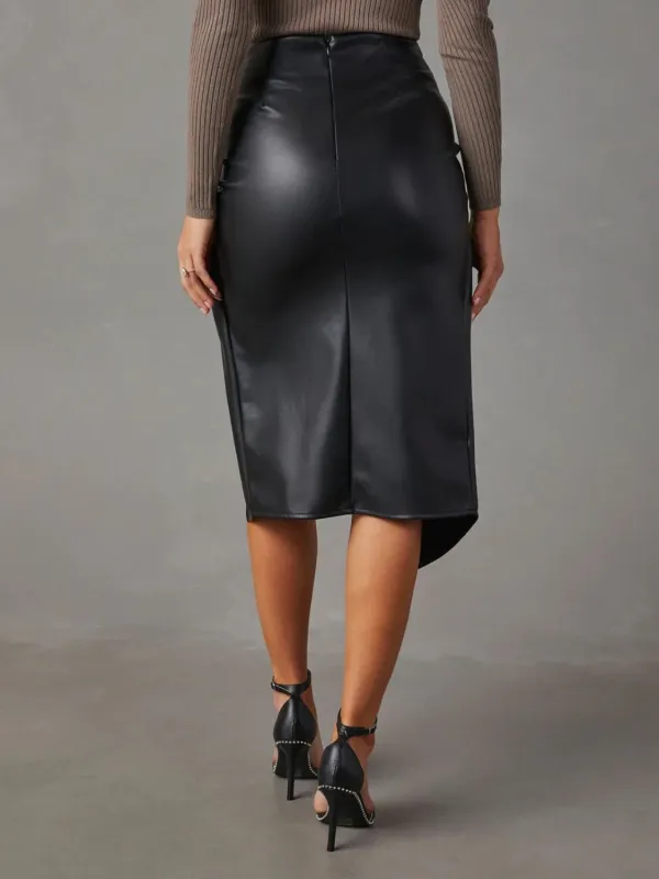 High Waist Casual Skirt