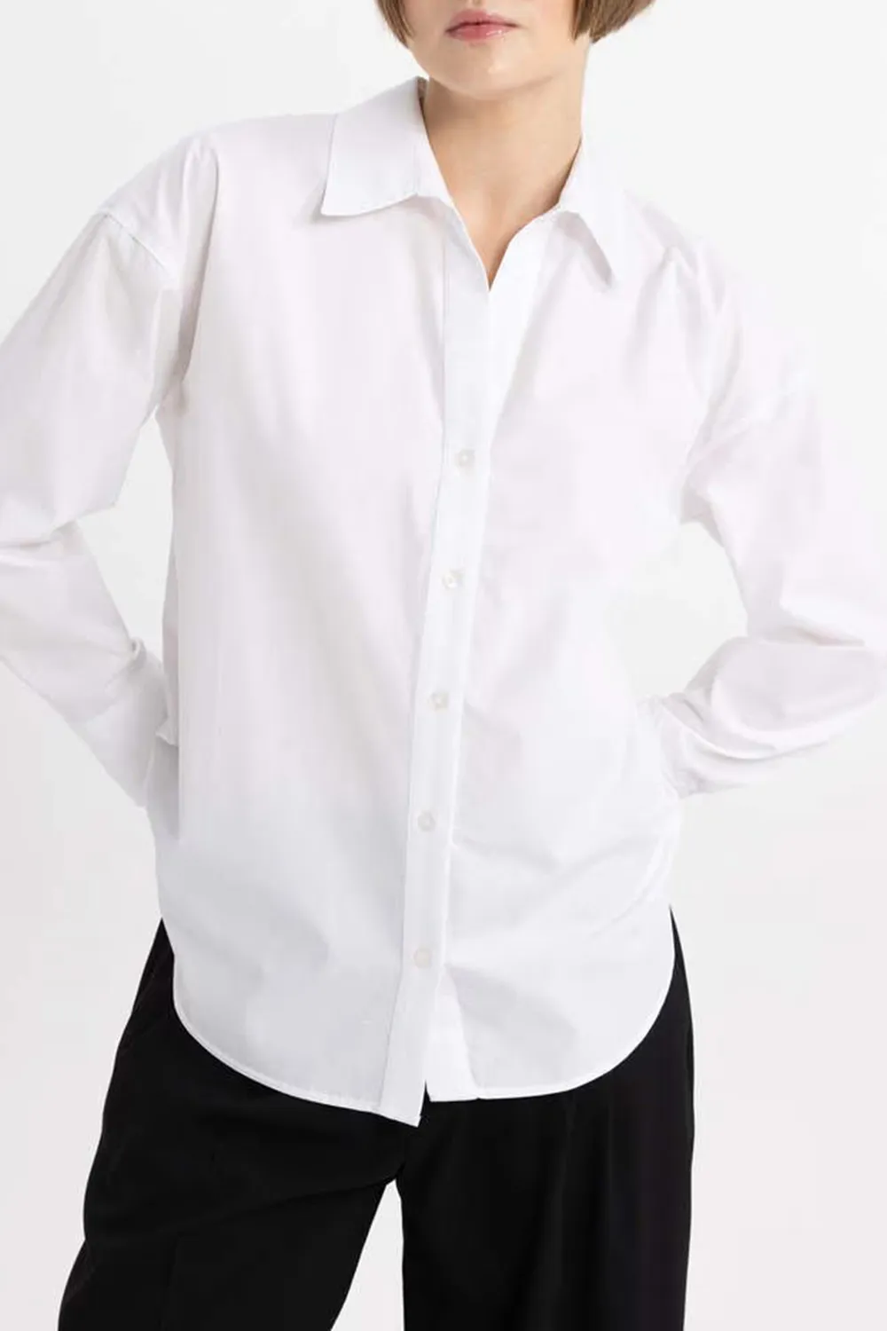 Long Sleeve Solid Basic Tee