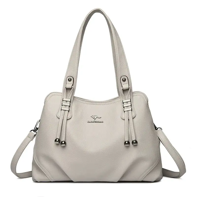 Modern Softness: Minimalist Soft Leather Handbag
