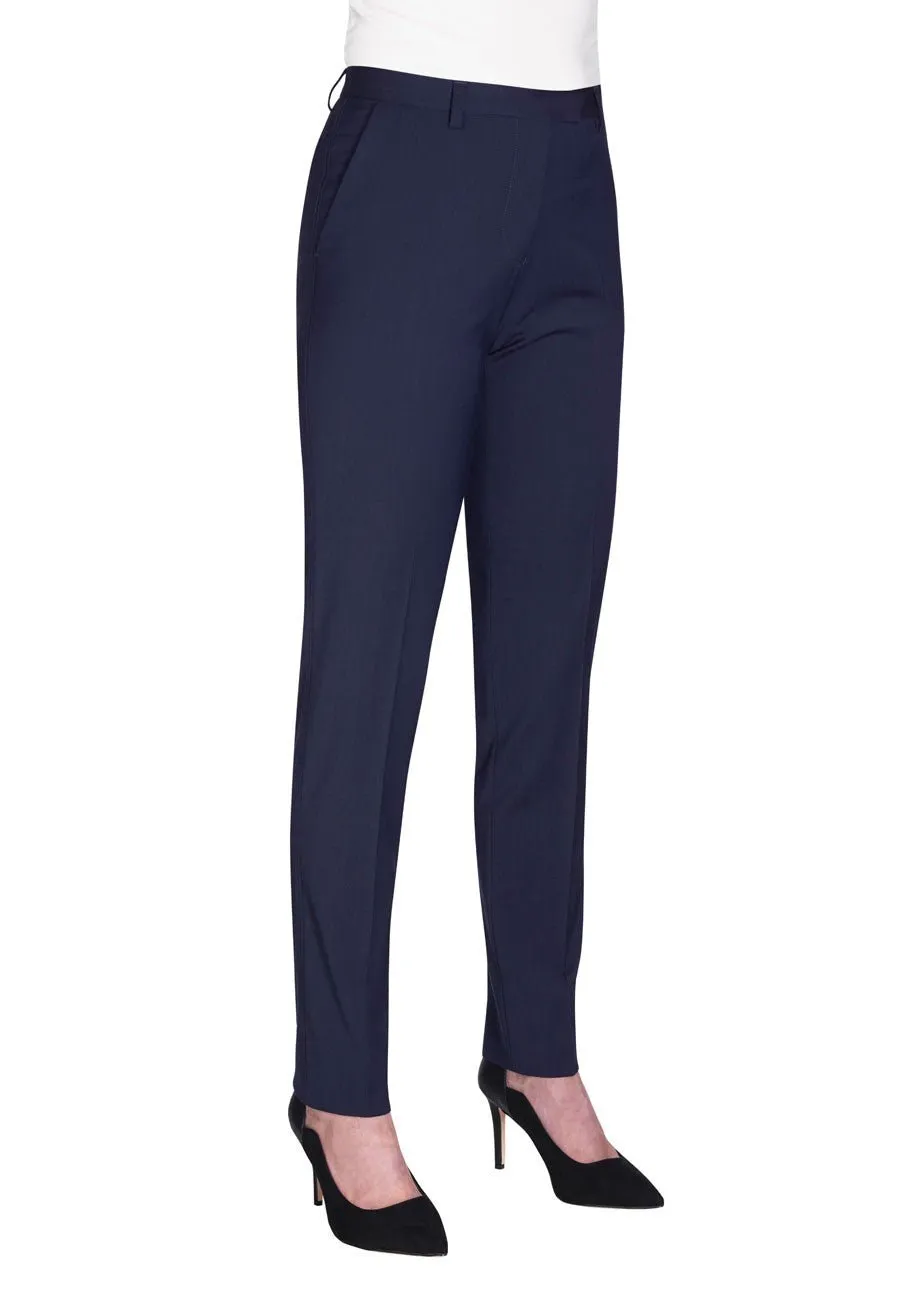 Women's Slim Leg Tailored Fit Stretch Suit Trousers