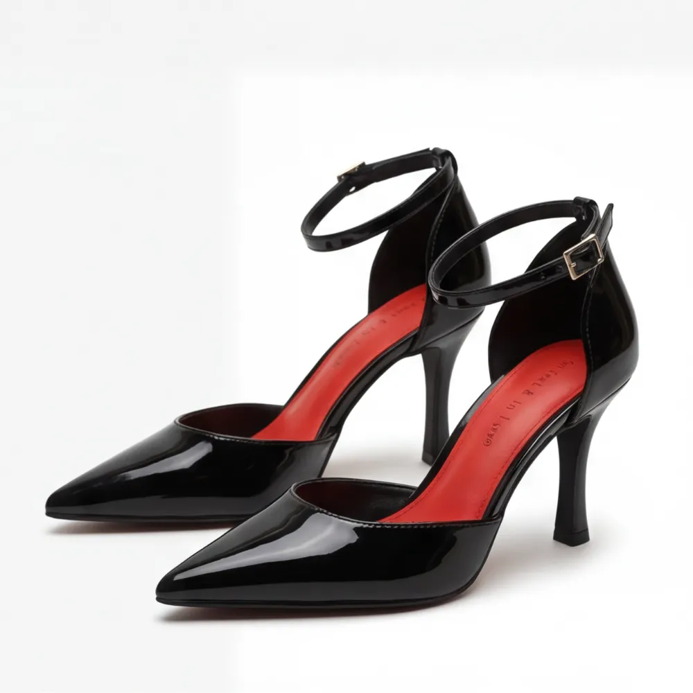 Glossy D Orsay Stiletto Heels