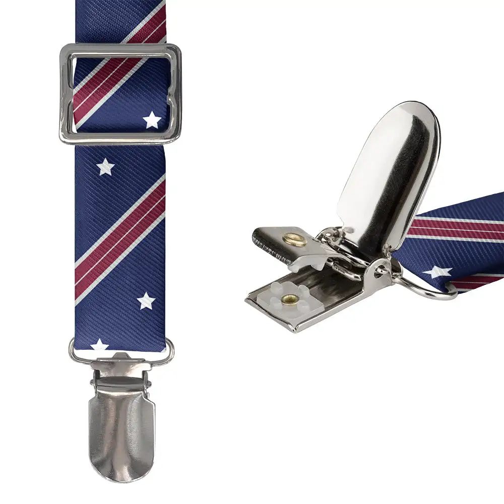 Star Spangled Theme Suspenders