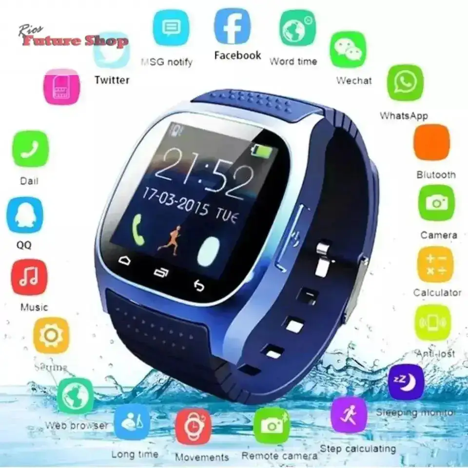 Smartwatch T8 Bluetooth with Camera Support SIM