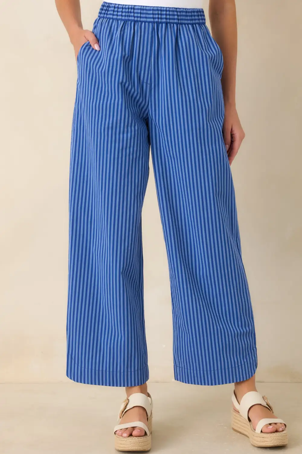 Electric Stripe Cotton Pants