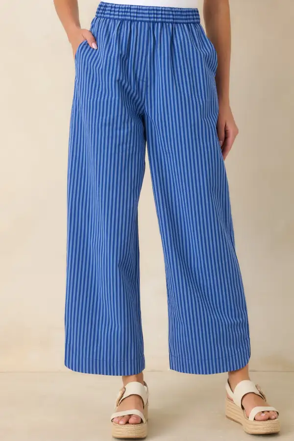 Electric Stripe Cotton Pants