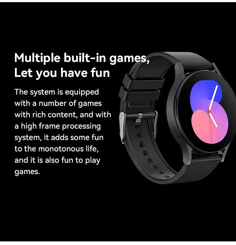 Luxury Unisex Smartwatch with FitPro BT 5.3+5.3, Dual-mode Bluetooth, Alloy Case, LCD Display
