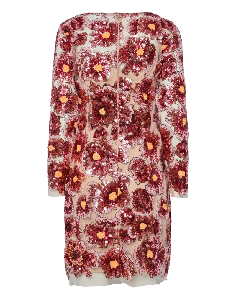 Embroidered Floral Mini Dress