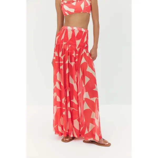 Layered Draped Beach Cover Up