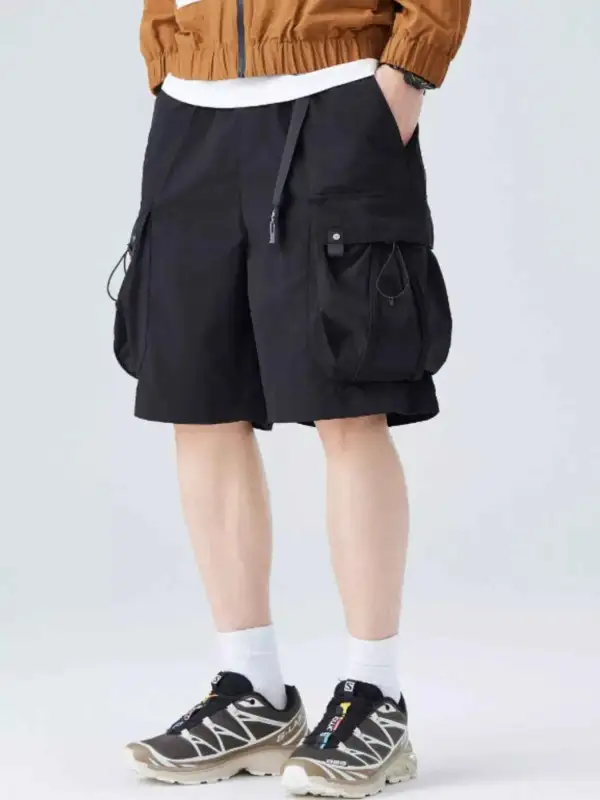 Cargo Shorts with Drawstring