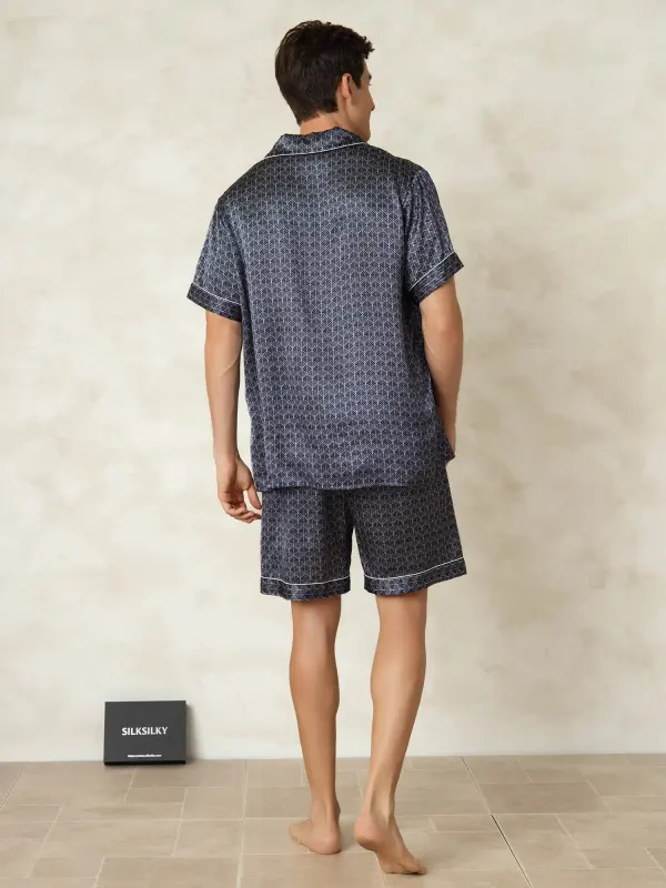 Ginkgo Print Short Pajama Set