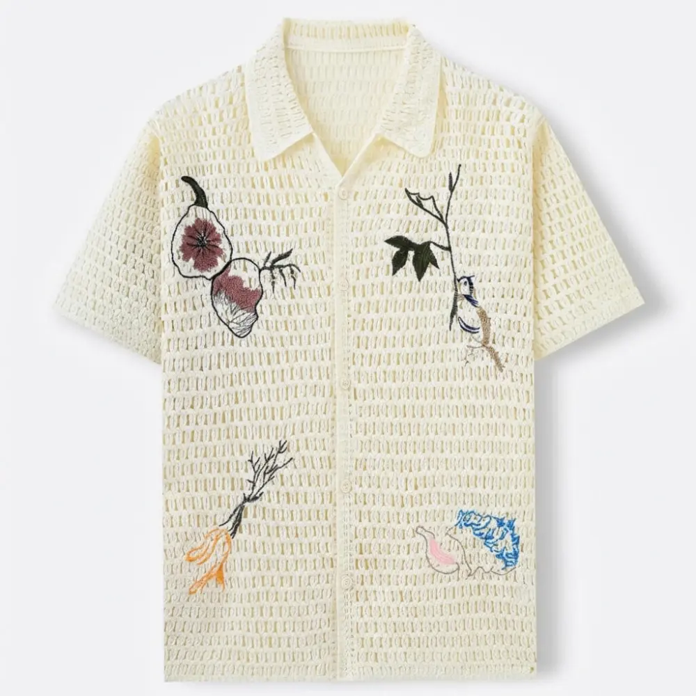 Easygoing Embroidered Polo Shirt