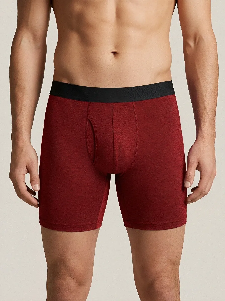 Everyday Boxer-Brief Heathered Men's Three-Pack Boxer Briefs