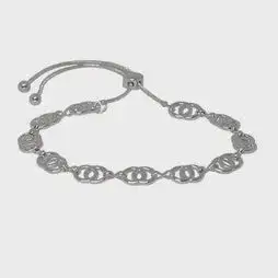 Circle Link Chain Slider Bracelet
