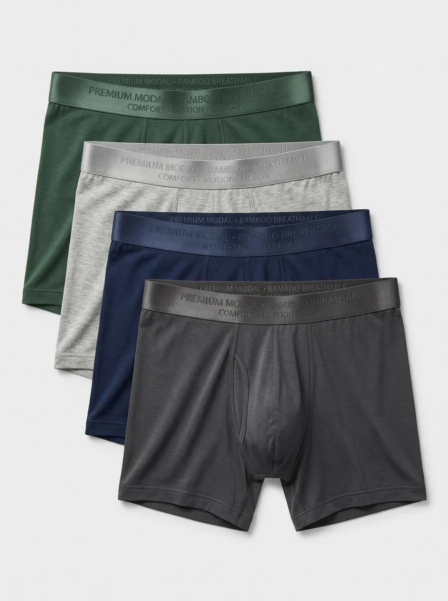 Soft Easy Fit Four Pack Briefs