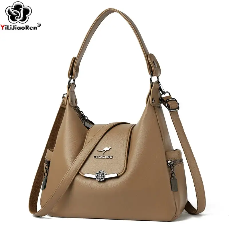 Modern Sophistication: High-Quality Designer Leather Shoulder Bag