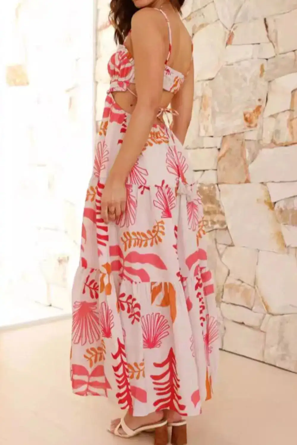 Soft Midi Cutout Dress