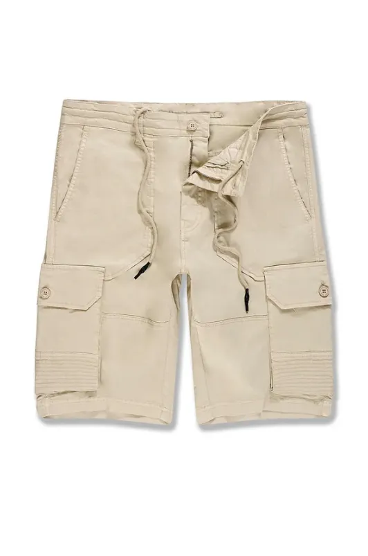 Men's Drawstring Waist Cargo Shorts