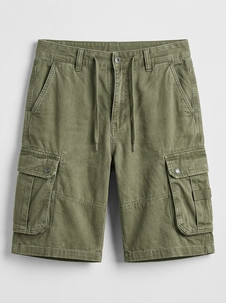 Men's Workwear Inspired Utility Cargo Shorts