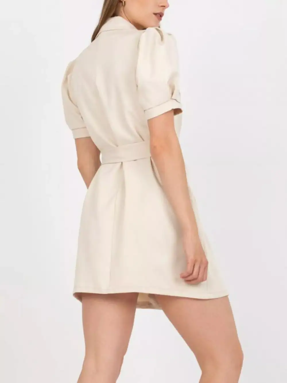 Soft Touch Tie Waist Mini Dress