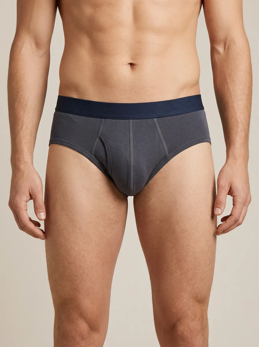 Supportive Elastic Waistband Briefs