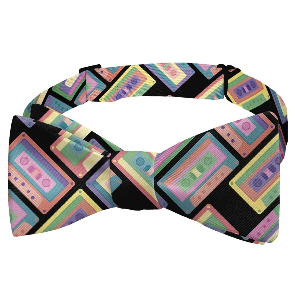 Cassette Pattern Bow Tie