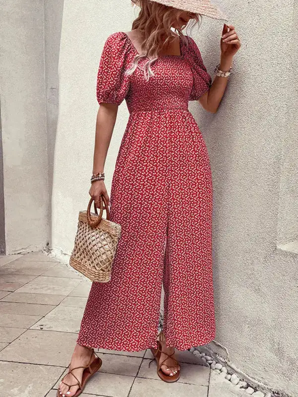 Tailored Everyday Printed Jumpsuit