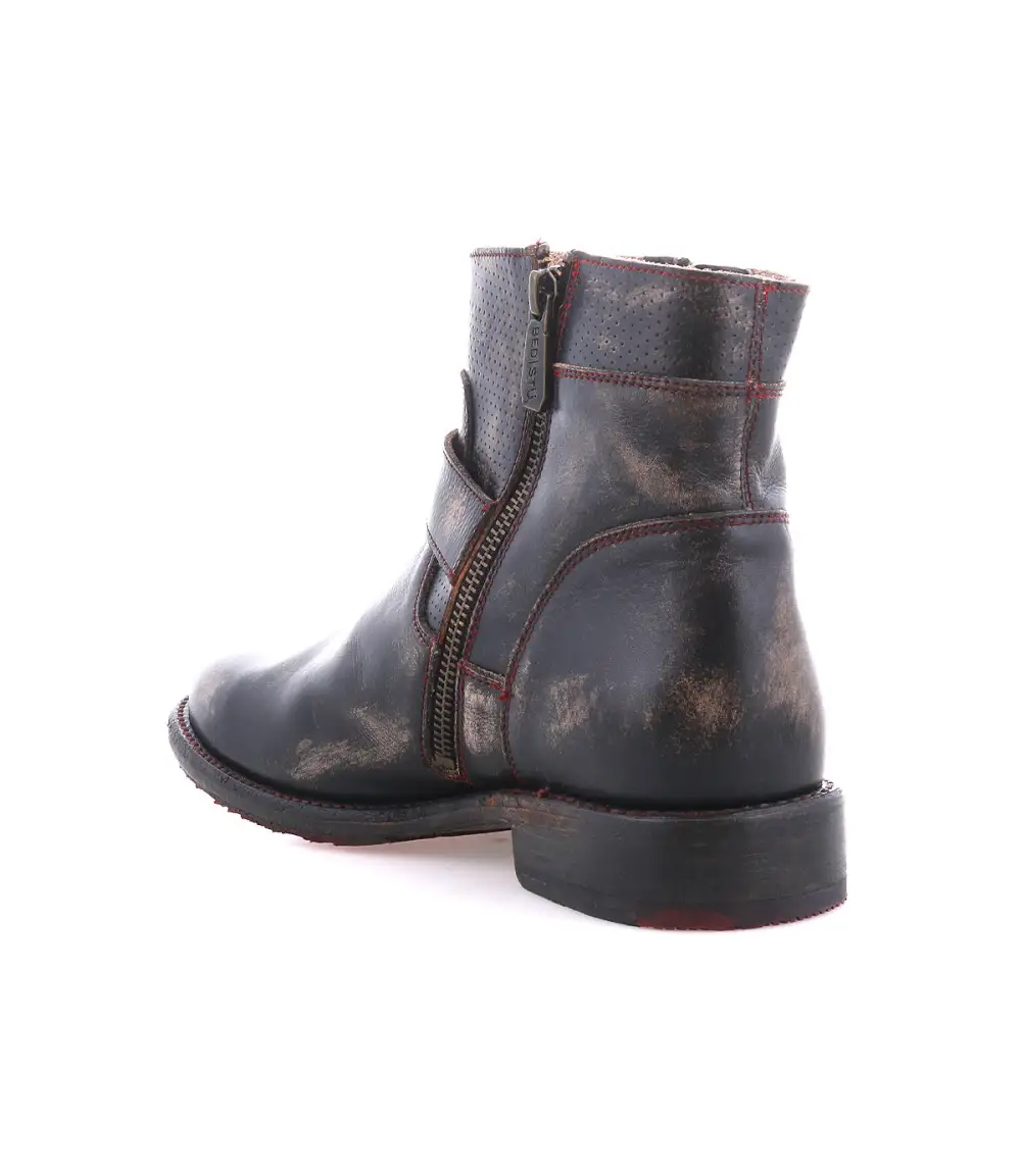 Buckled Perforated Everyday Boots