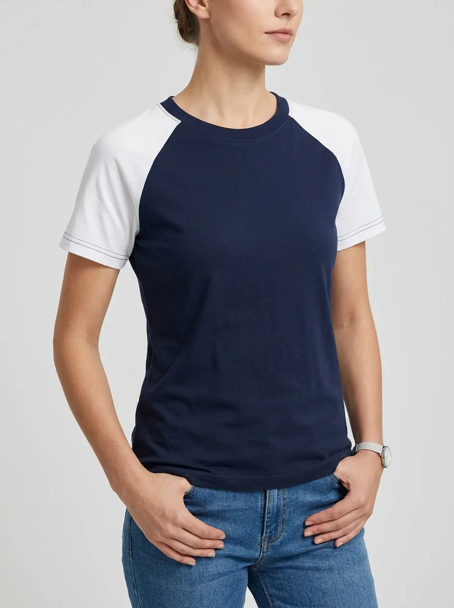 Women's Twin-Needle Raglan T-Shirt