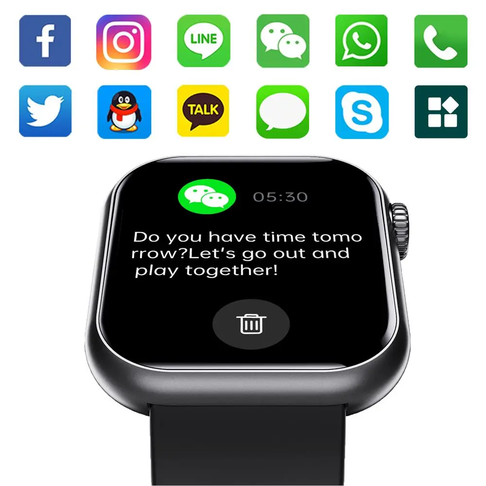 Blood Sugar Blood Pressure Heart Rate Blood oxygen Sleep Monitoring Waterproof Smartwatch | Carelders F57