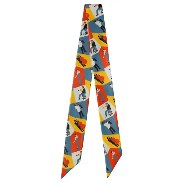 Five Points Jazz Design Hair Scarf