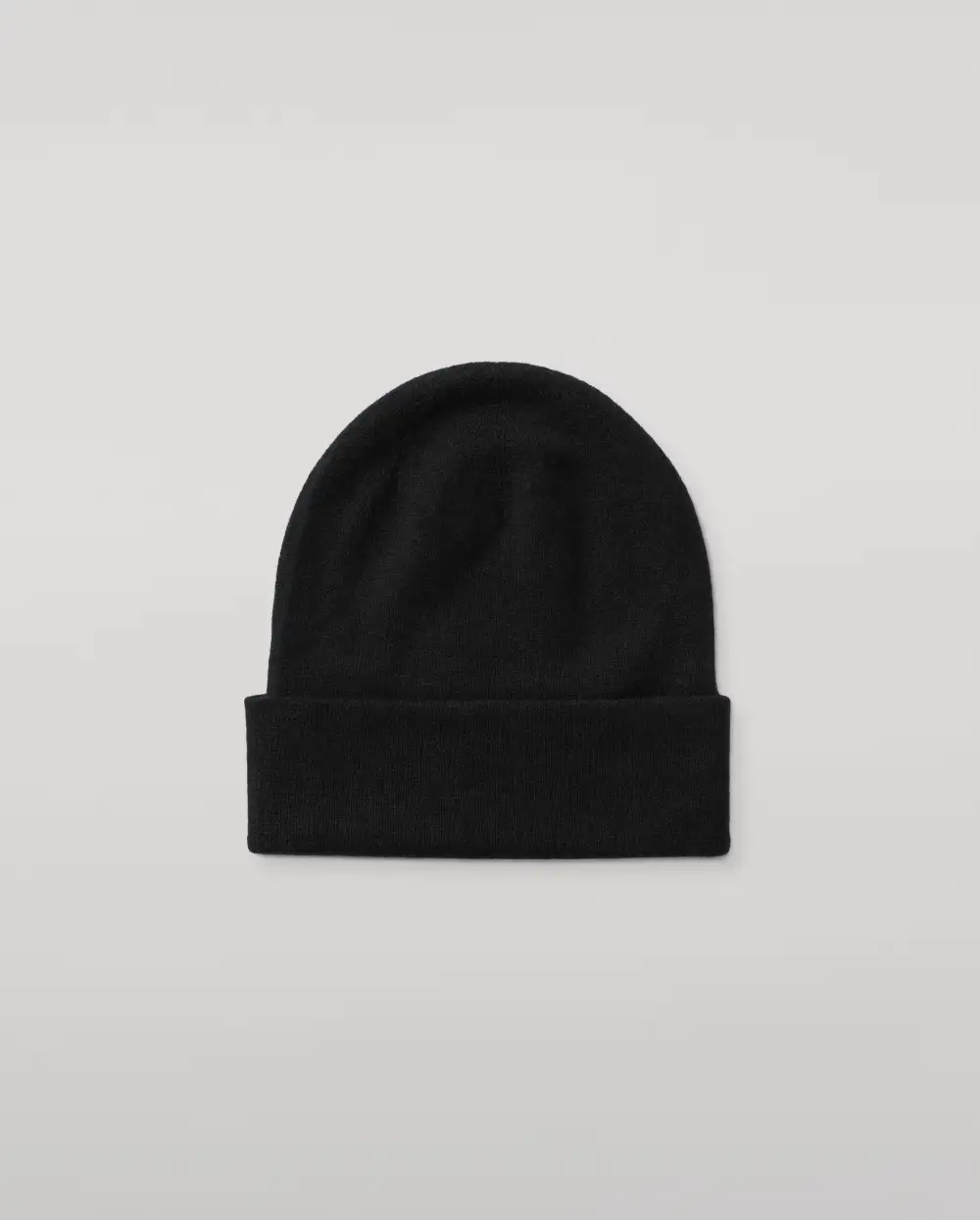 Women's Rolled Cuff Cashmere Beanie
