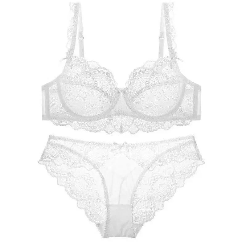 Push-Up Lace Bow Lingerie Set