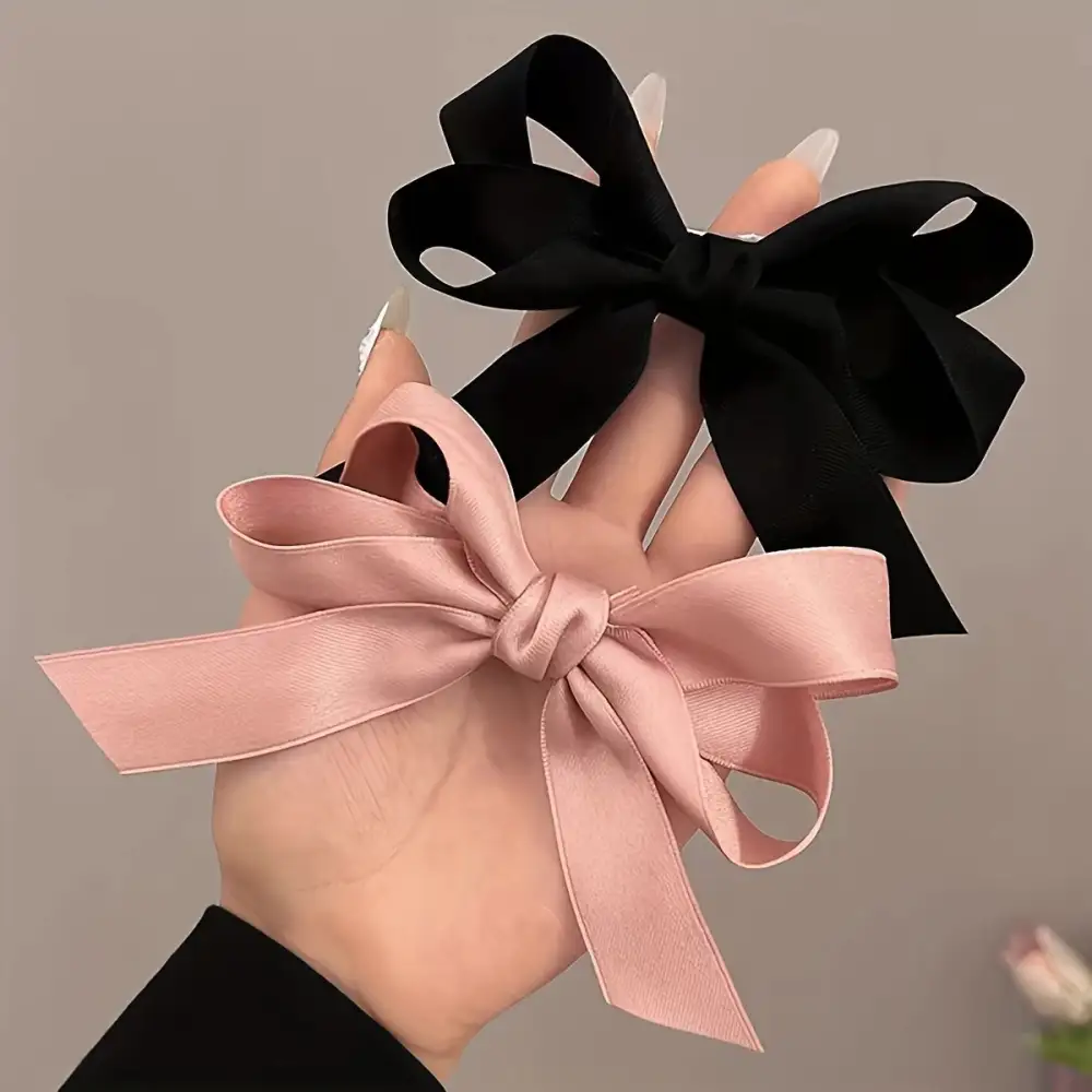 Everyday Satin Bow Barrette