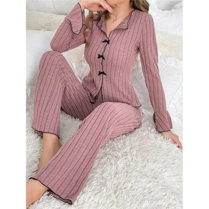 Pajamas Long Sleeve Pants Set