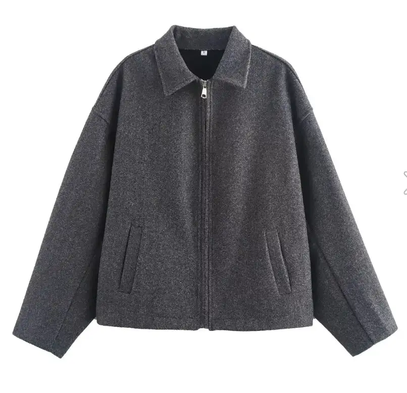 Zip-Up Relaxed Classic Jacket