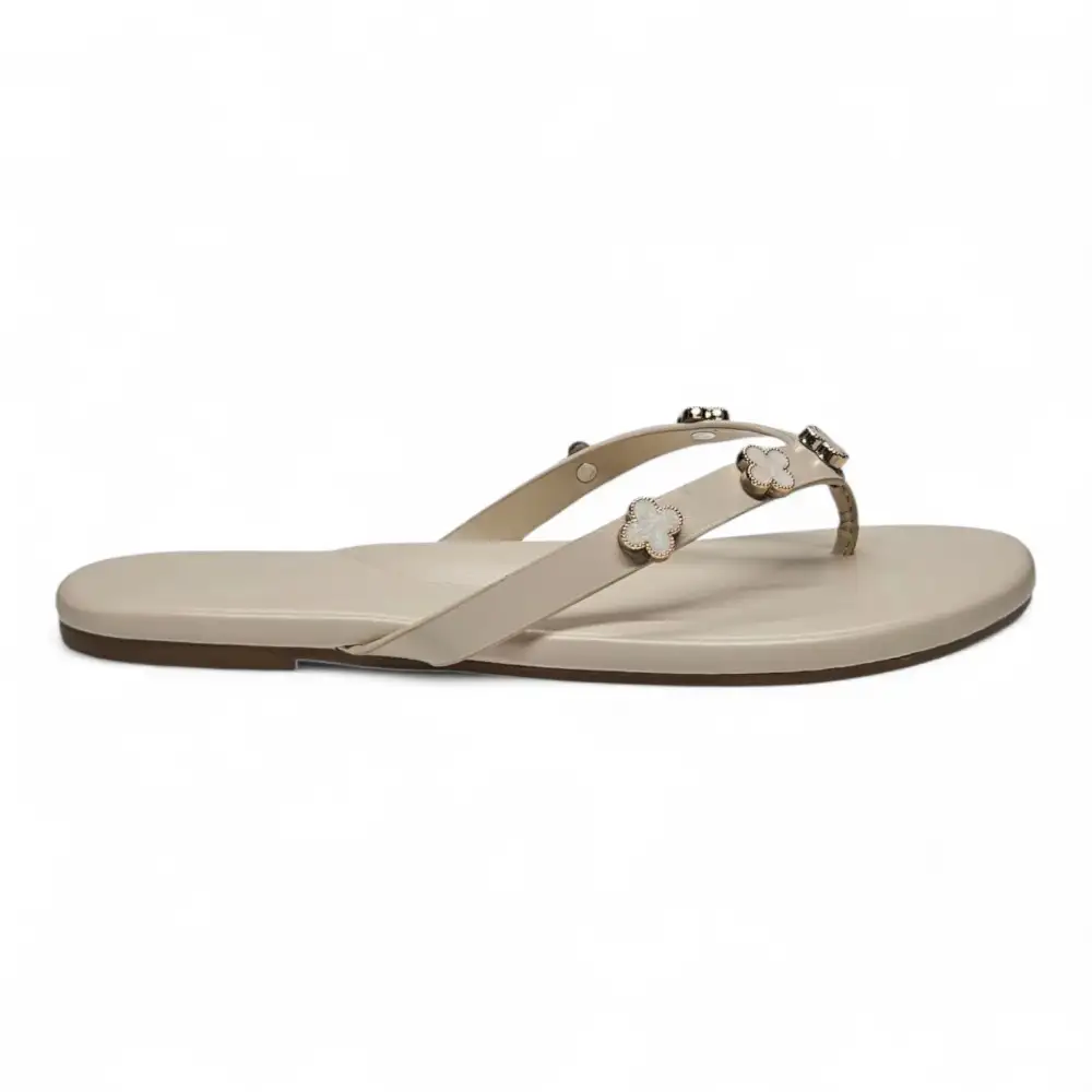 Squishy Clover Charms Thong Slide Sandals
