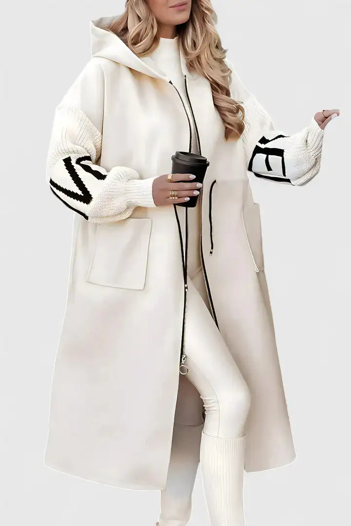 Elegant Hooded Coat